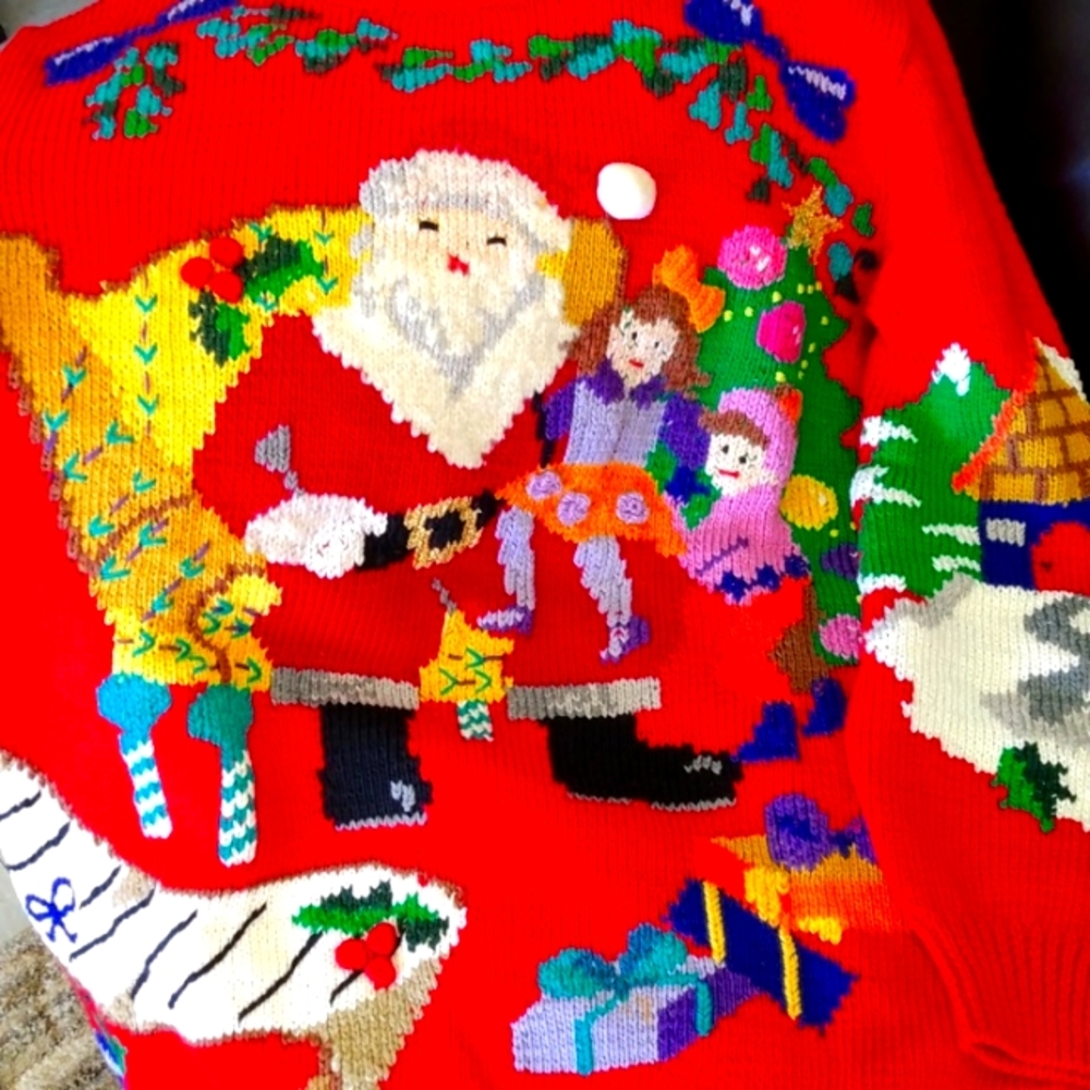 Vintage 90s Berek Christmas sweater